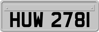 HUW2781