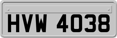 HVW4038