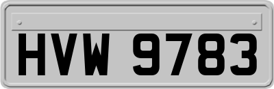 HVW9783