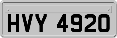 HVY4920