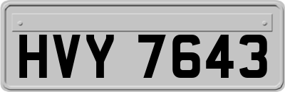 HVY7643