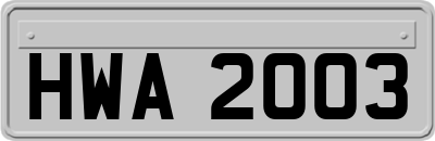 HWA2003