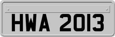 HWA2013