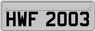 HWF2003