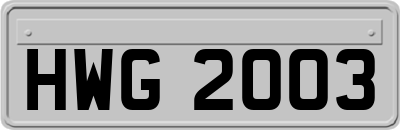 HWG2003