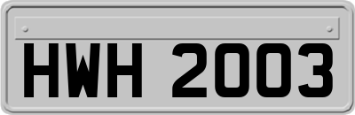 HWH2003