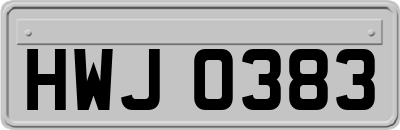 HWJ0383