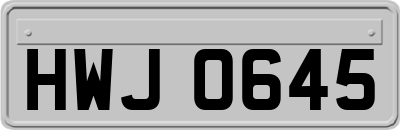 HWJ0645