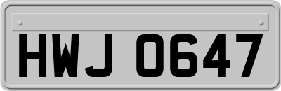 HWJ0647