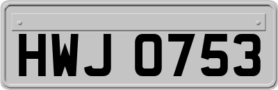 HWJ0753