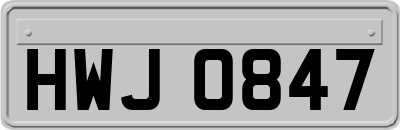 HWJ0847