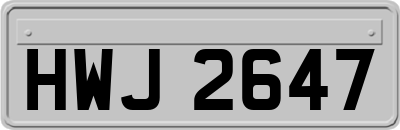 HWJ2647
