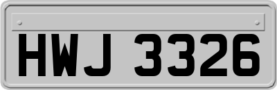 HWJ3326