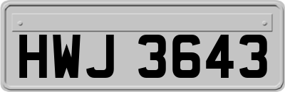 HWJ3643