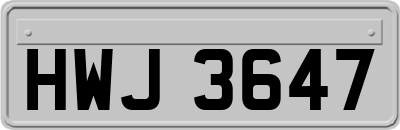 HWJ3647