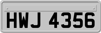 HWJ4356