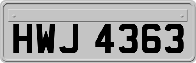 HWJ4363