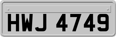 HWJ4749