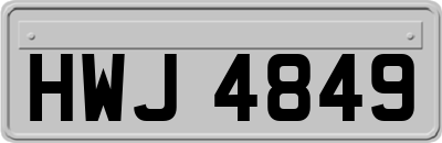 HWJ4849