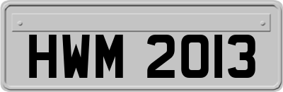 HWM2013