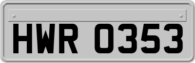 HWR0353