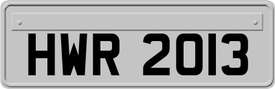 HWR2013