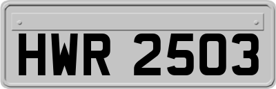 HWR2503