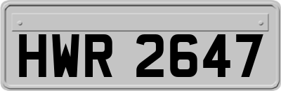 HWR2647