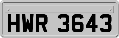 HWR3643