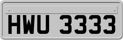 HWU3333