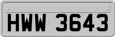 HWW3643
