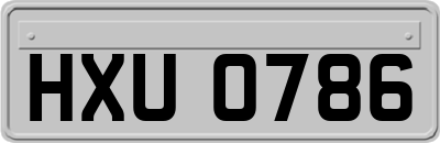HXU0786