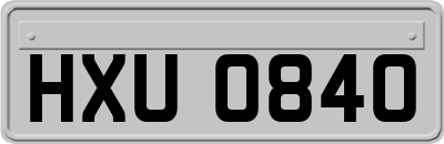 HXU0840