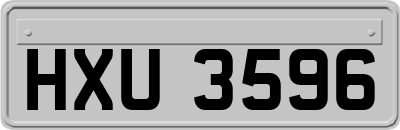 HXU3596