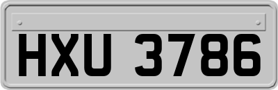 HXU3786