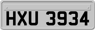 HXU3934
