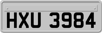 HXU3984