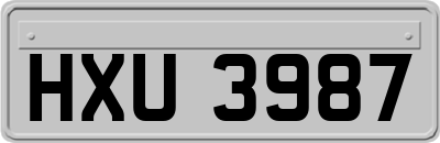 HXU3987