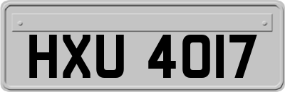 HXU4017