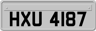 HXU4187