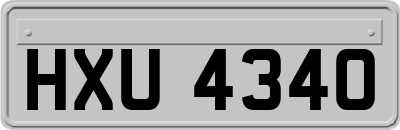 HXU4340