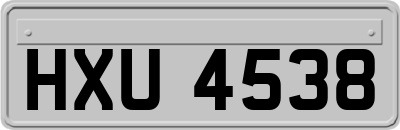HXU4538