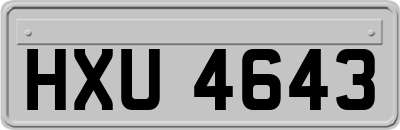 HXU4643