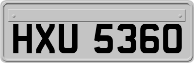HXU5360