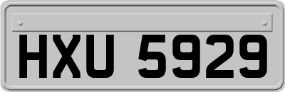 HXU5929