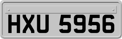 HXU5956