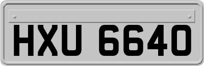 HXU6640