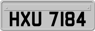 HXU7184