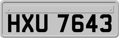 HXU7643