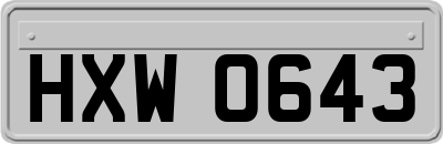 HXW0643